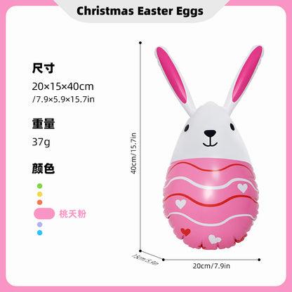 Inflatable Easter Bunny Egg Decoration