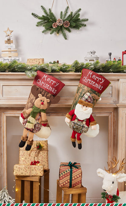 Christmas Hanging Stocking Gift Bag