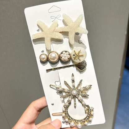 Rhinestone Hair Clip Set